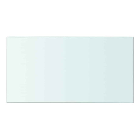 Vidaxl wandschap transparant 30x15 cm glas