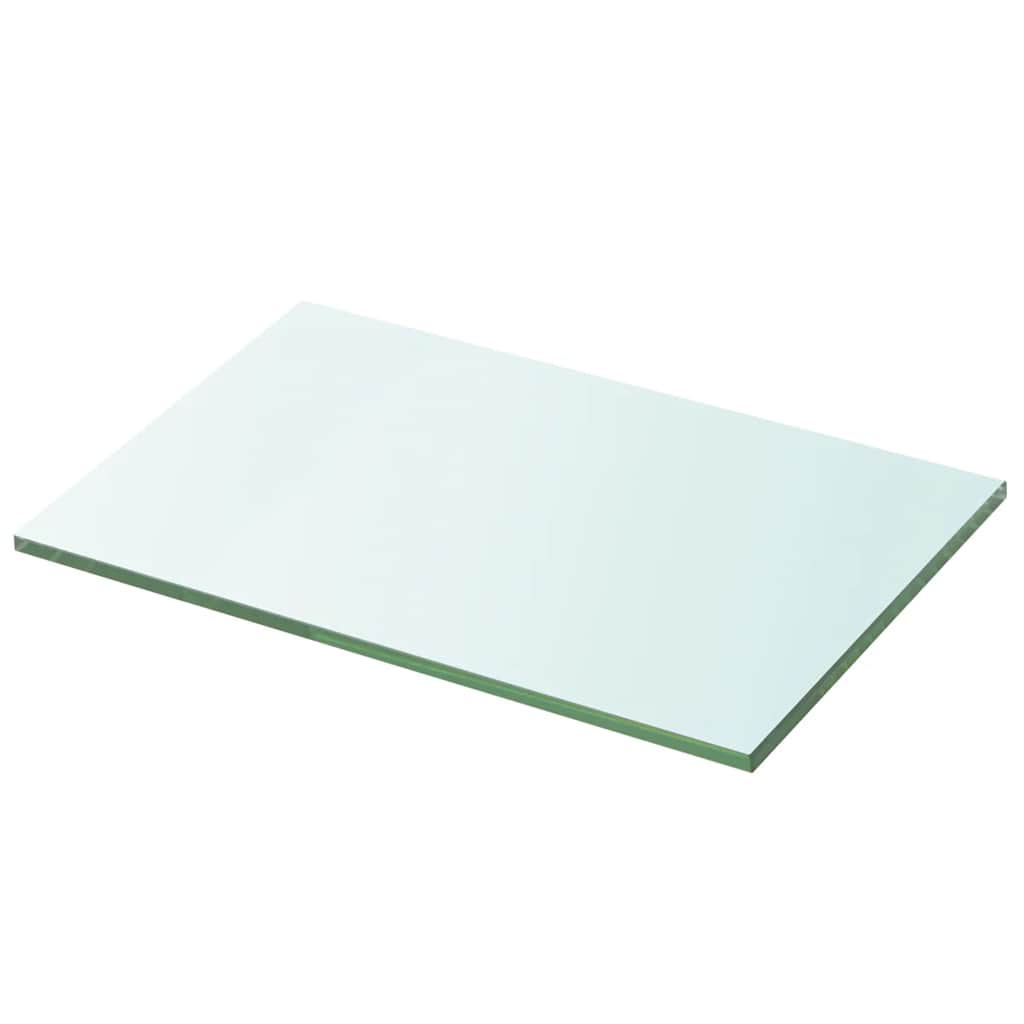 Vidaxl wandschap transparant 30x20 cm glas