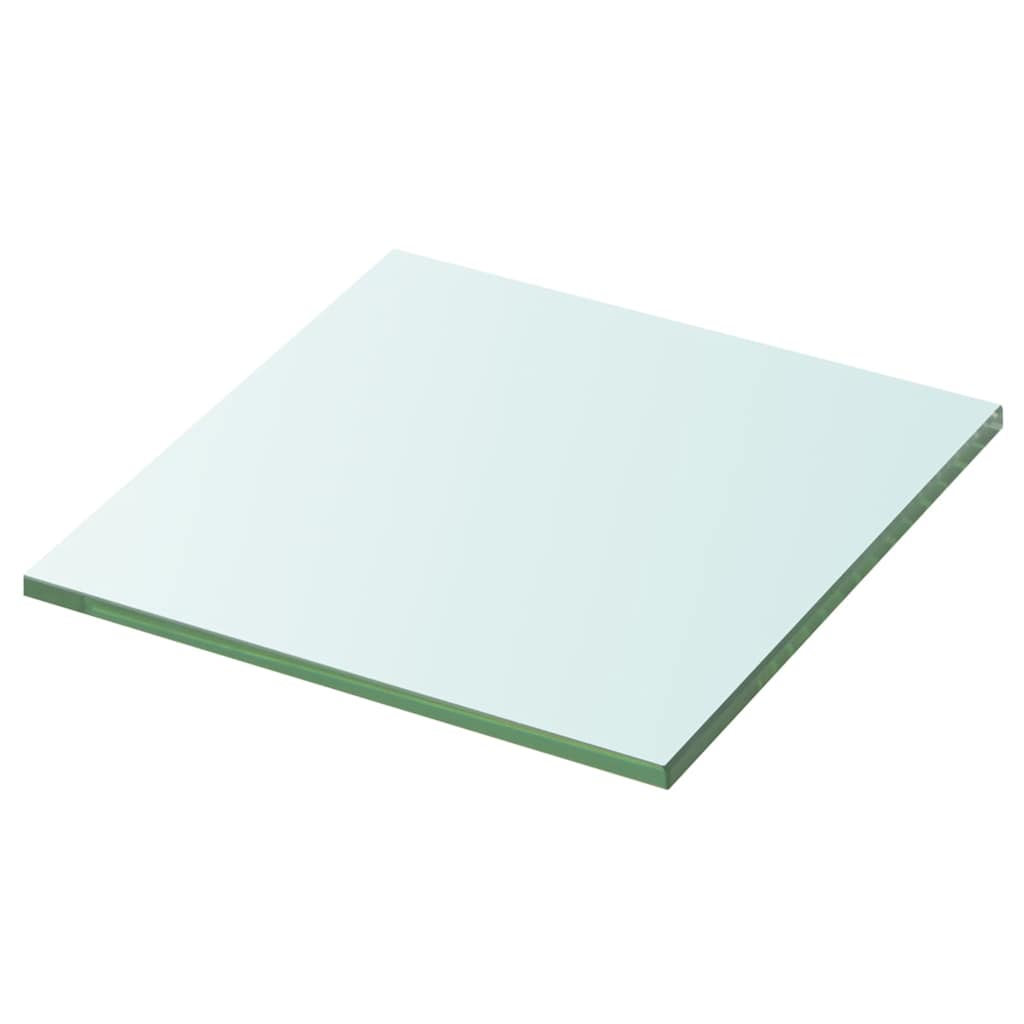 Vidaxl wandschap transparant 30x30 cm glas