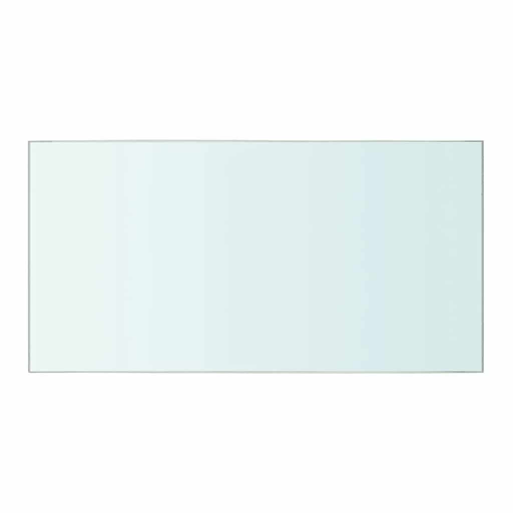 Vidaxl wandschap transparant 40x20 cm glas