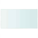 Vidaxl wandschap transparant 40x25 cm glas