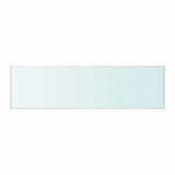 Vidaxl wandschap transparant 50x12 cm glas