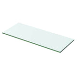 Vidaxl wandschap transparant 50x15 cm glas