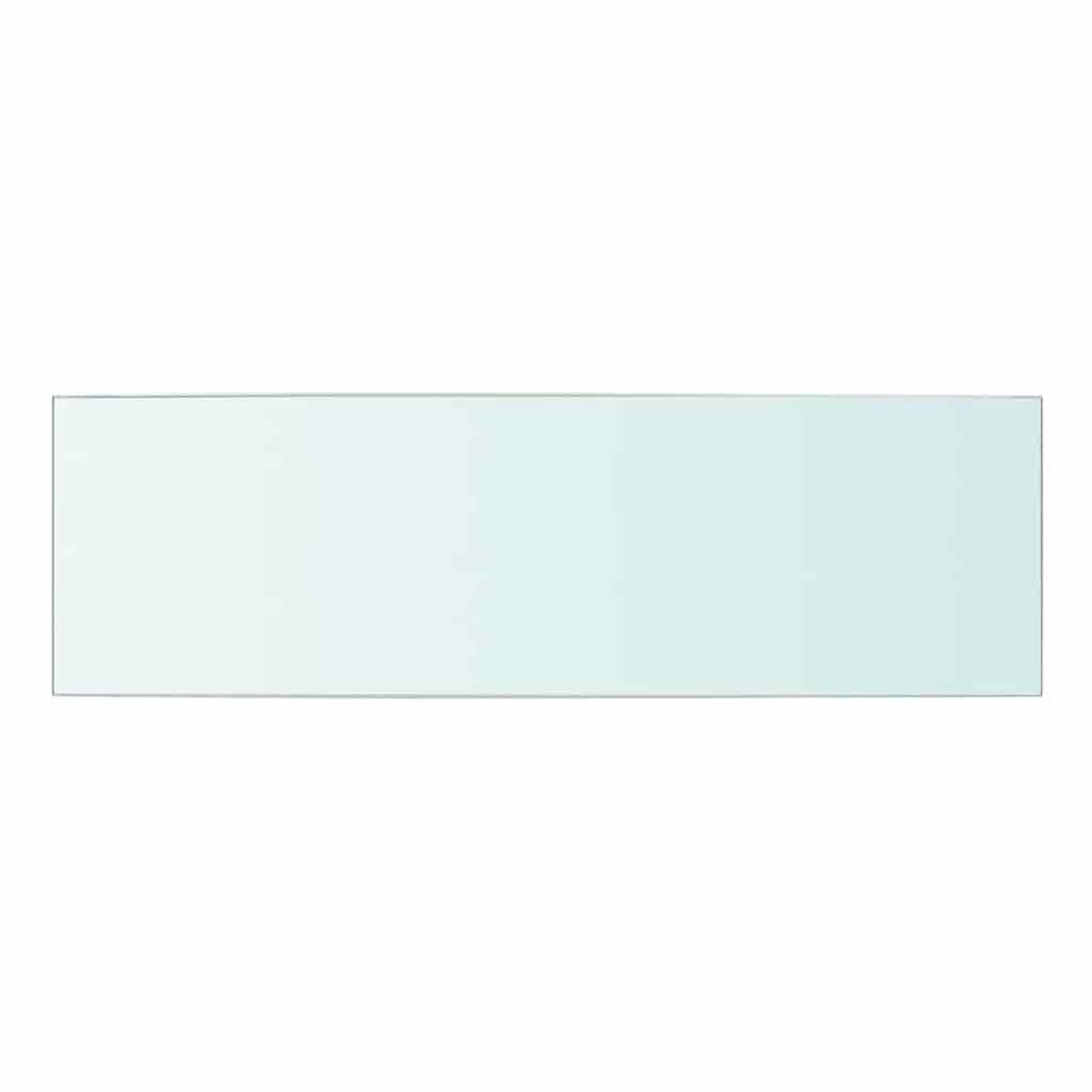 Vidaxl wandschap transparant 50x15 cm glas