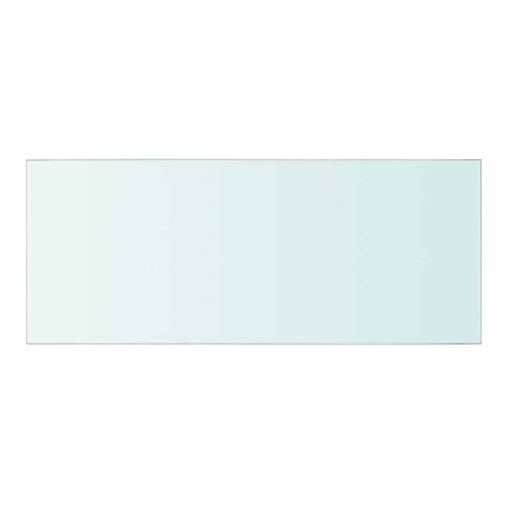 Vidaxl wandschap transparant 50x20 cm glas
