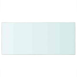 Vidaxl wandschap transparant 50x25 cm glas
