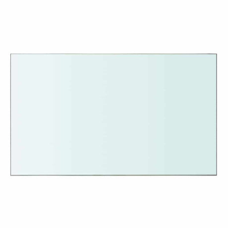 Vidaxl wandschap transparant 50x30 cm glas