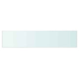 Vidaxl wandschap transparant 60x12 cm glas