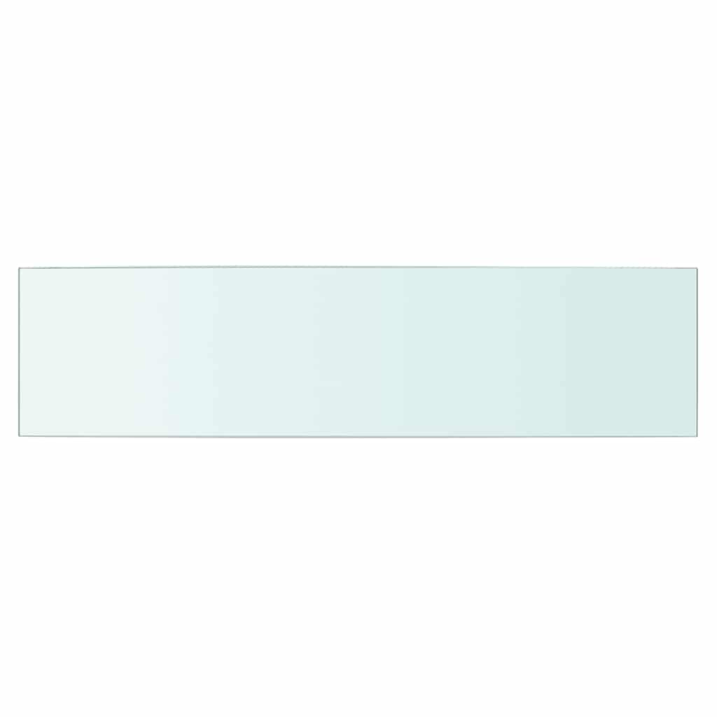 Vidaxl wandschap transparant 60x15 cm glas