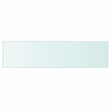 Vidaxl wandschap transparant 60x15 cm glas
