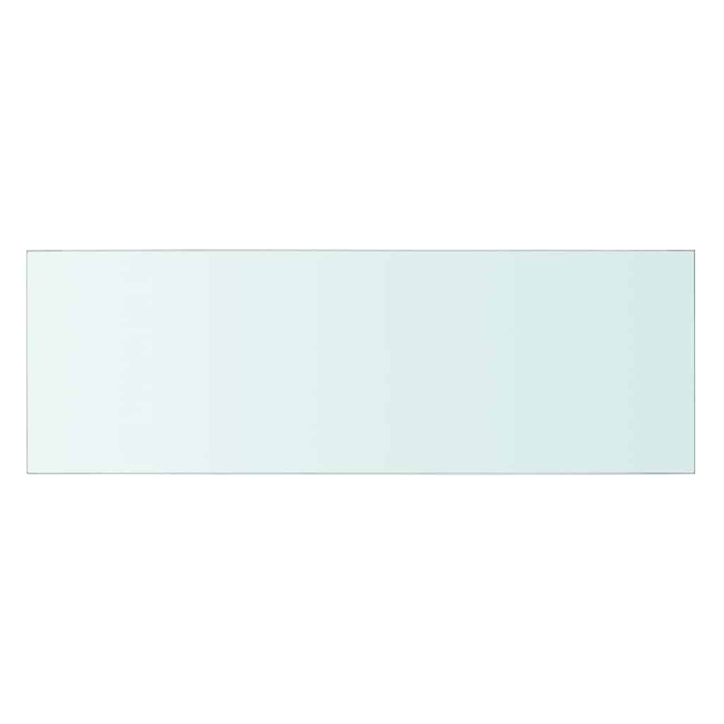 Vidaxl wandschap transparant 60x20 cm glas