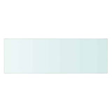 Vidaxl wandschap transparant 60x20 cm glas