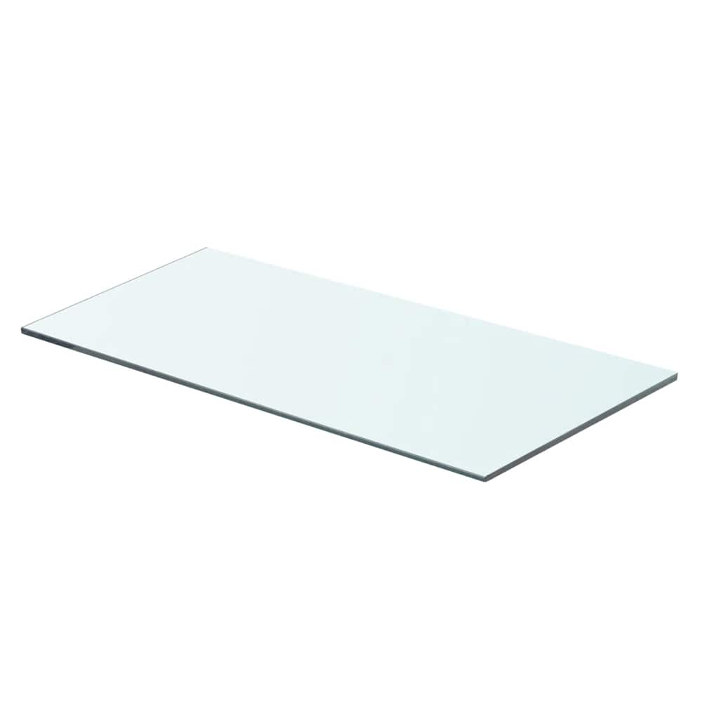 Vidaxl wandschap transparant 60x25 cm glas