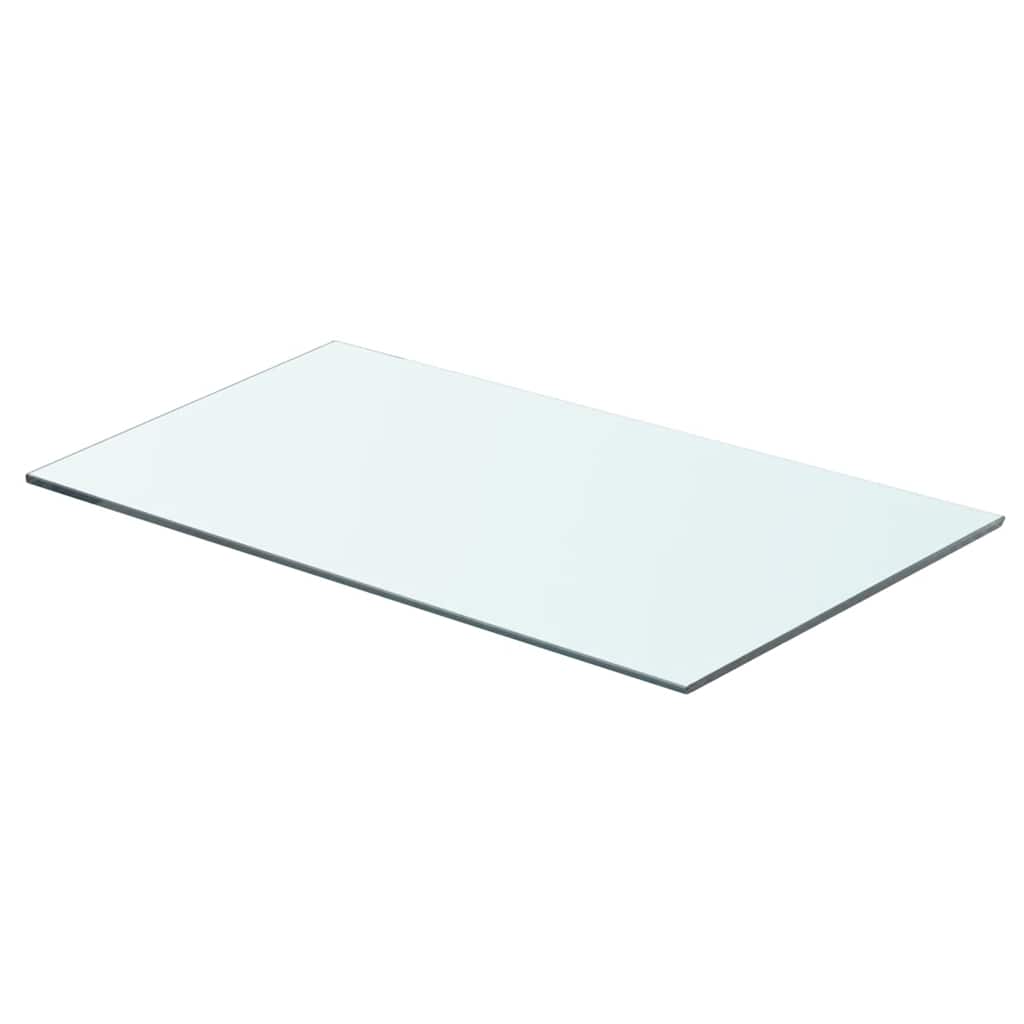 Vidaxl wandschap transparant 60x30 cm glas