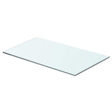 Vidaxl wandschap transparant 60x30 cm glas
