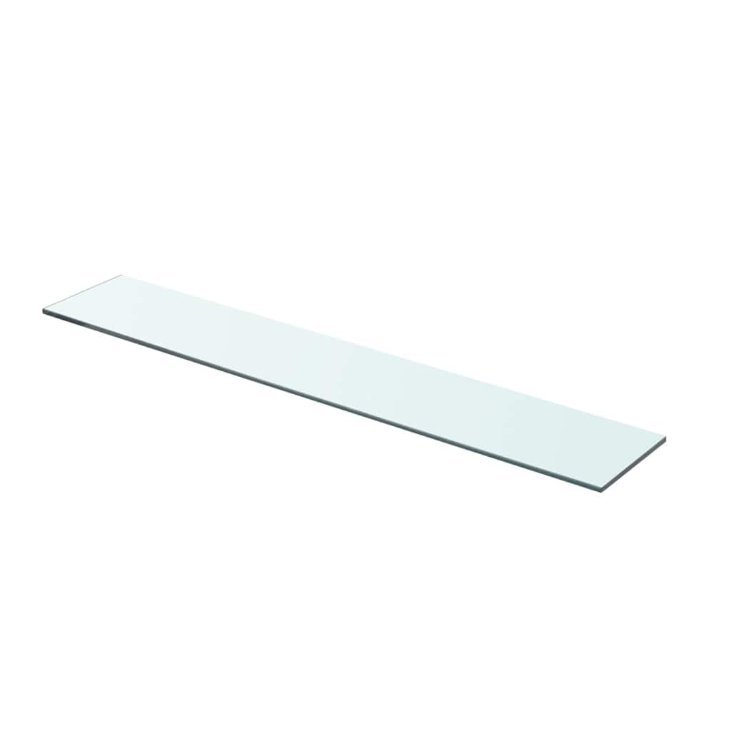 Vidaxl wandschap transparant 70x12 cm glas