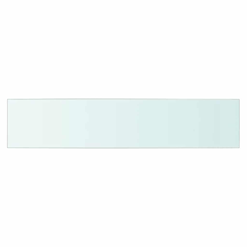 Vidaxl wandschap transparant 70x15 cm glas