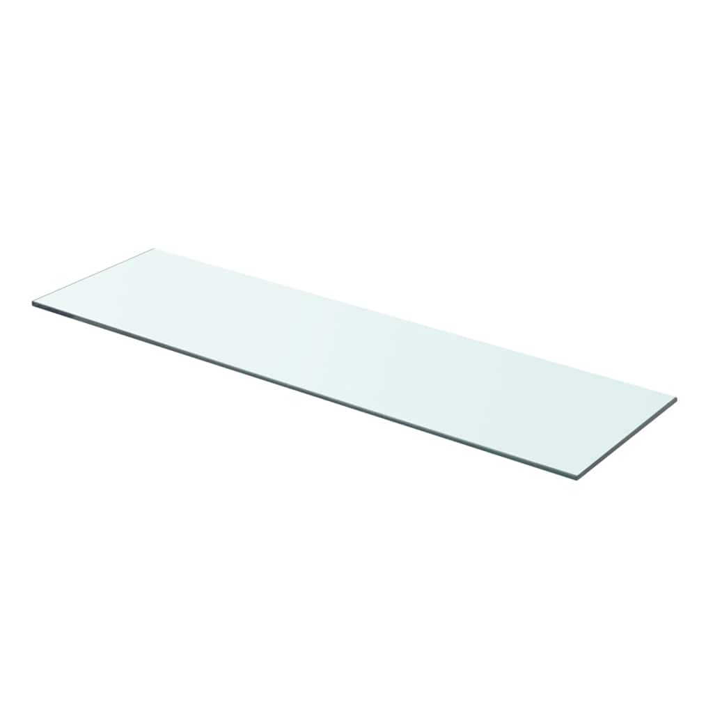 Vidaxl wandschap transparant 70x20 cm glas