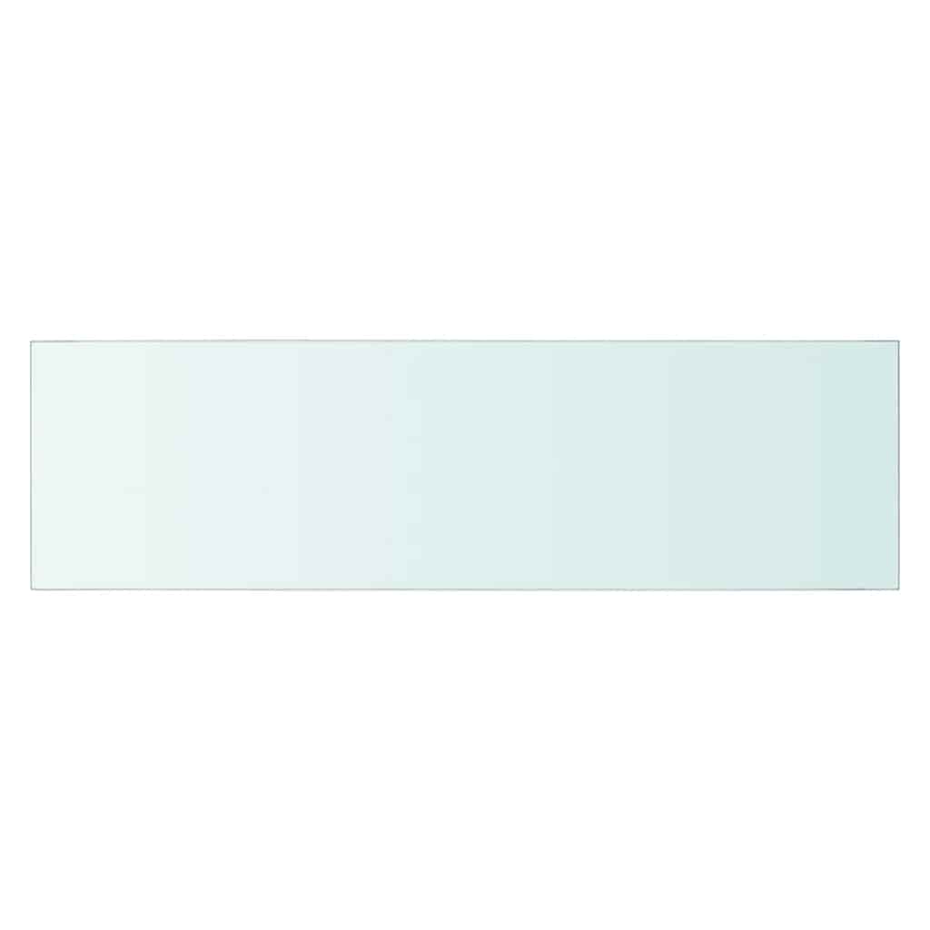 Vidaxl wandschap transparant 70x20 cm glas