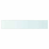 Vidaxl wandschap transparant 80x15 cm glas