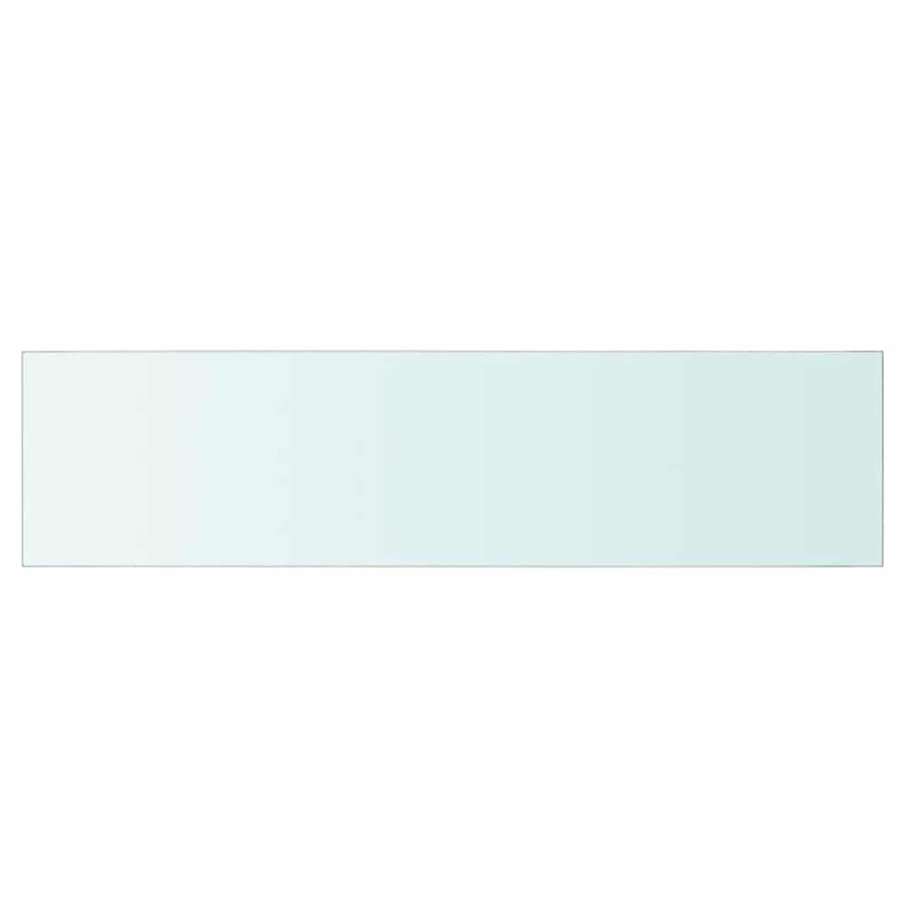 Vidaxl wandschap transparant 80x20 cm glas