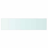 Vidaxl wandschap transparant 80x20 cm glas