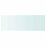 Vidaxl wandschap transparant 80x30 cm glas