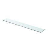 Vidaxl wandschap transparant 90x12 cm glas