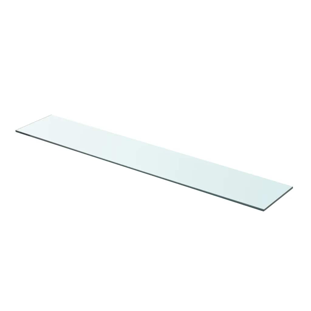 Vidaxl wandschap transparant 90x15 cm glas