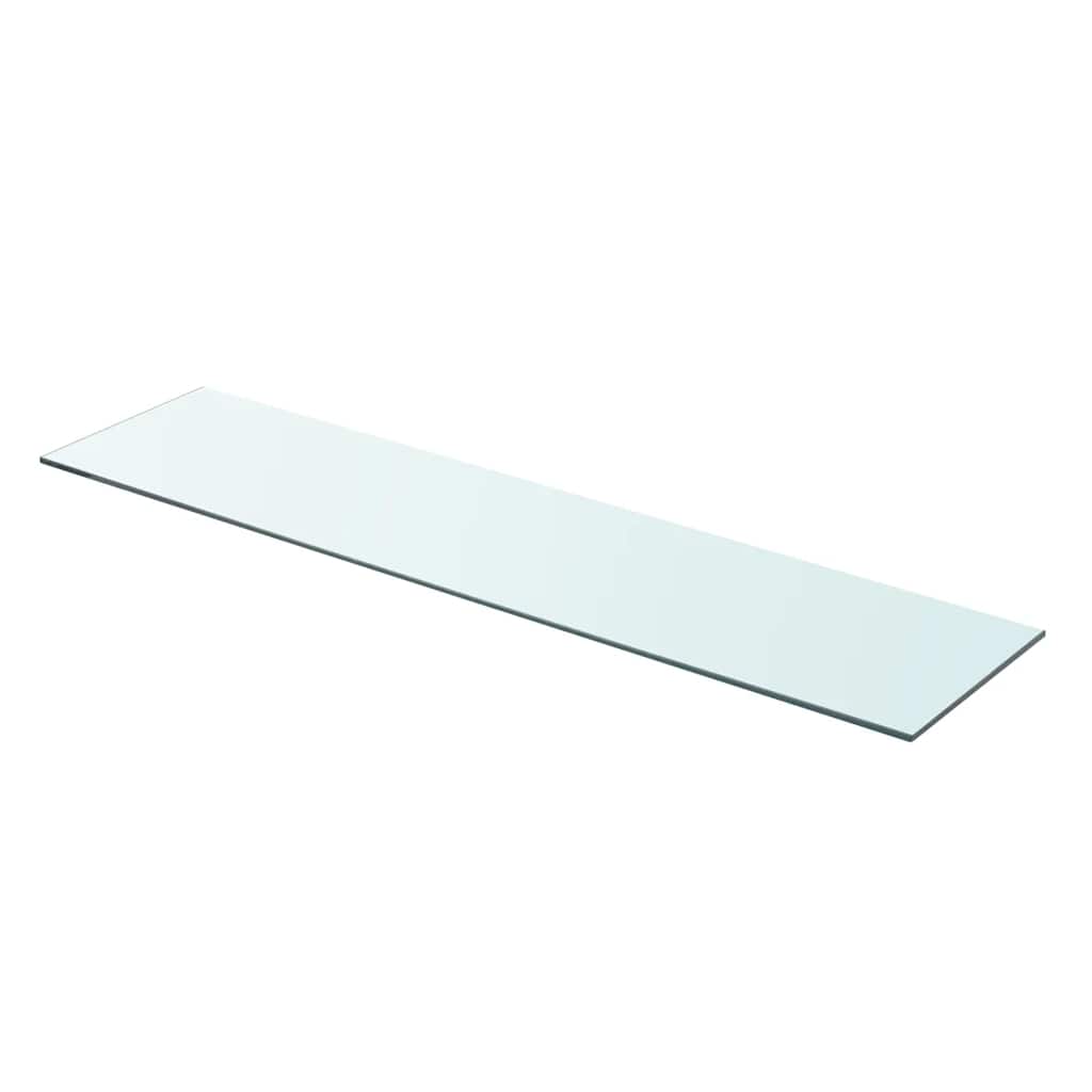 Vidaxl wandschap transparant 90x20 cm glas