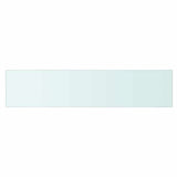 Vidaxl wandschap transparant 90x20 cm glas