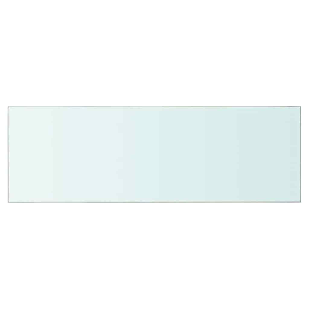 Vidaxl wandschap transparant 90x30 cm glas