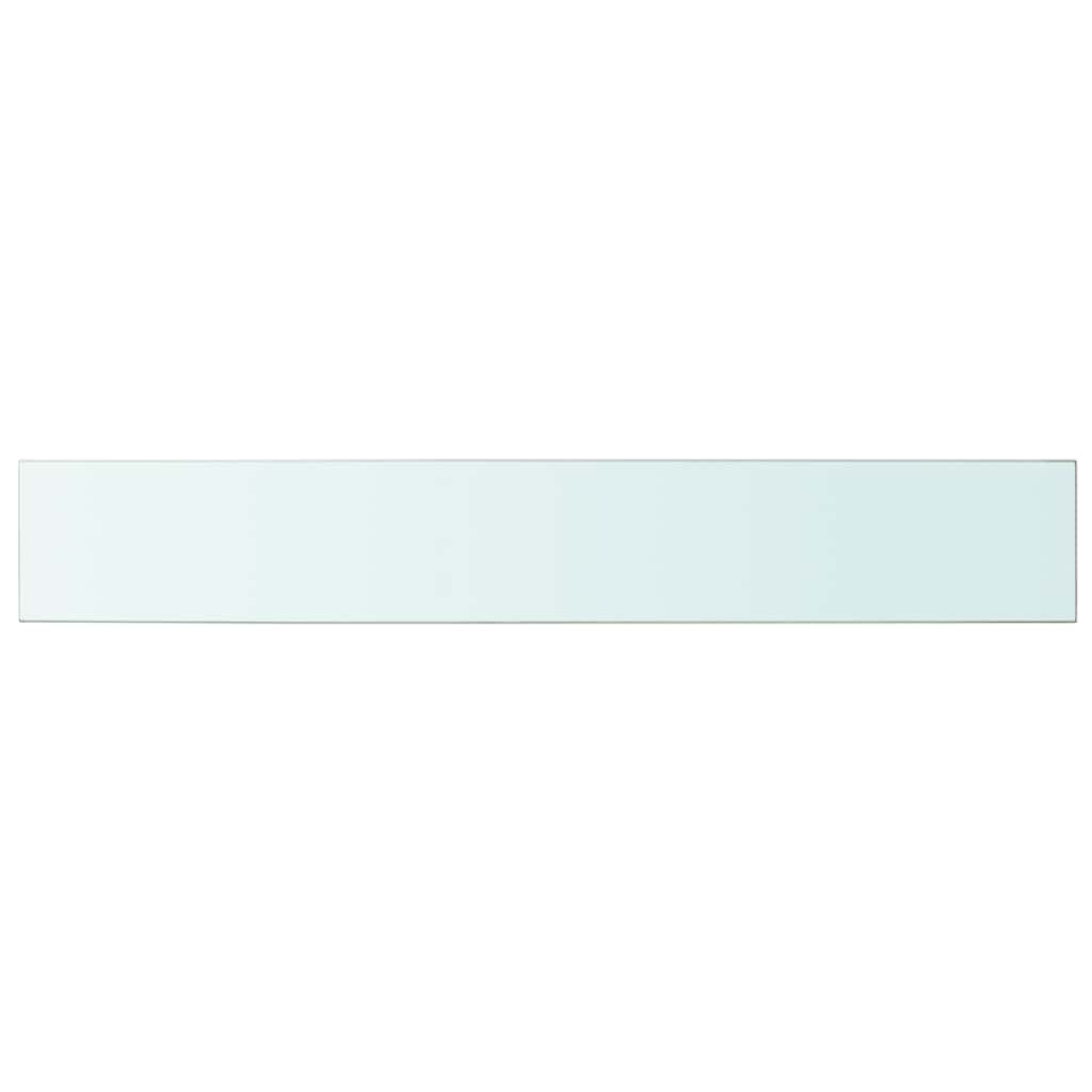 Vidaxl wandschap transparant 100x15 cm glas