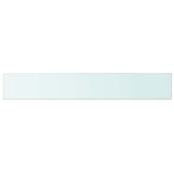 Vidaxl wandschap transparant 100x15 cm glas