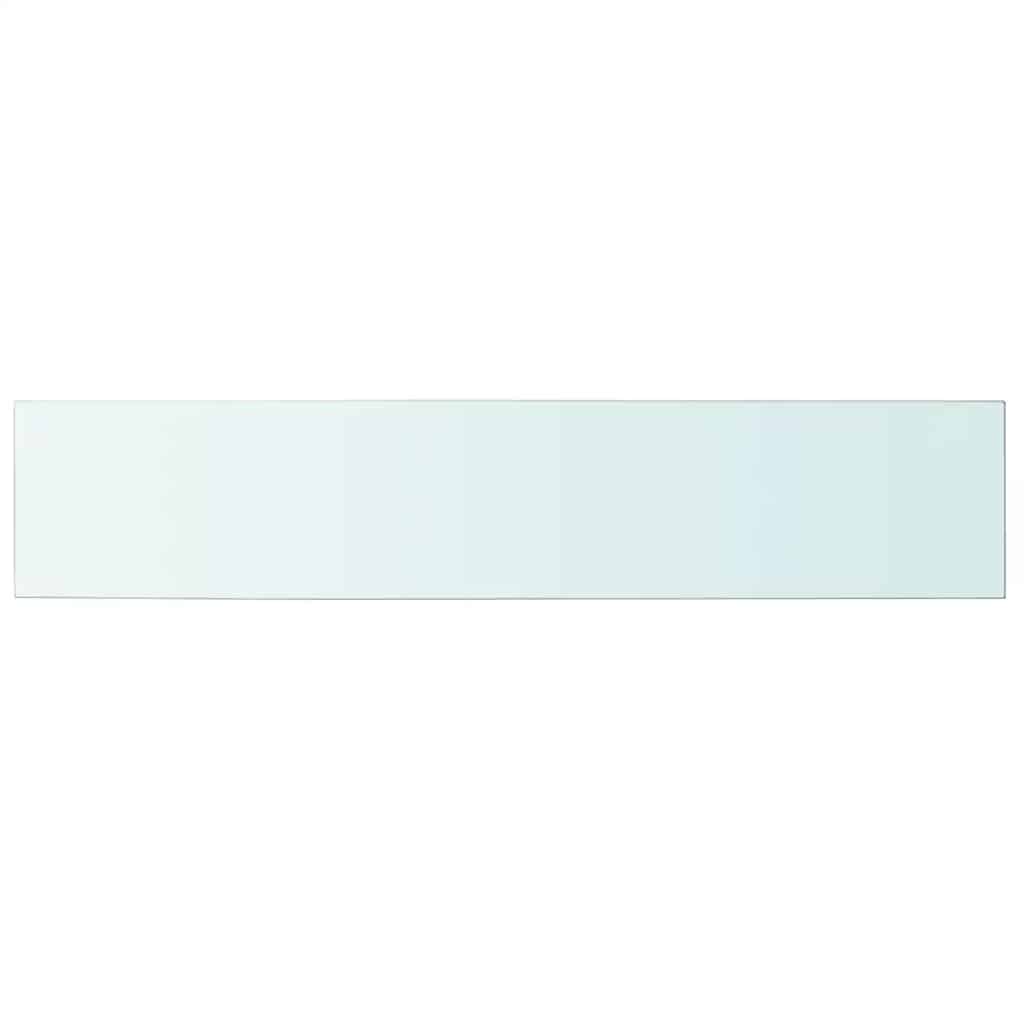 Vidaxl wandschap transparant 100x20 cm glas