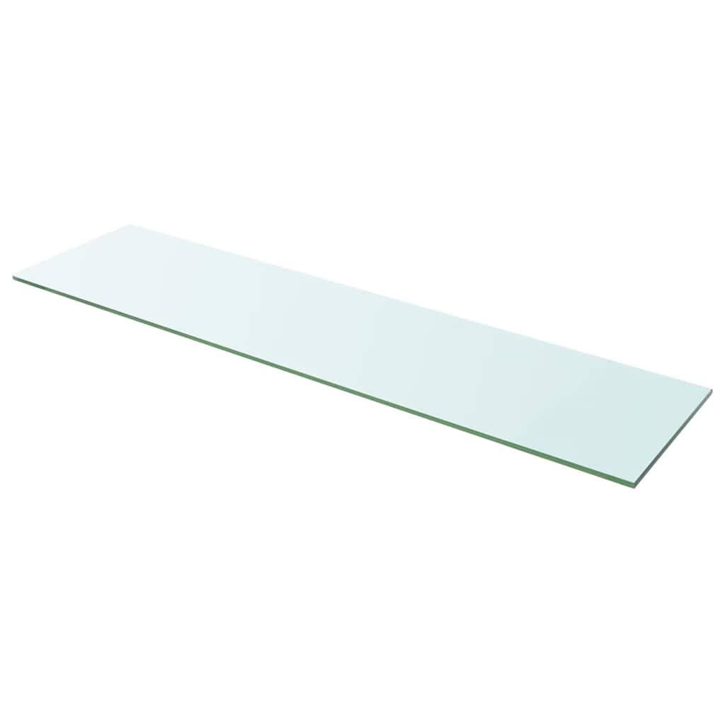 Vidaxl wandschap transparant 100x25 cm glas