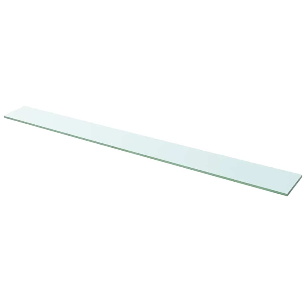 Vidaxl wandschap transparant 110x12 cm glas