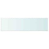 Vidaxl wandschap transparant 110x30 cm glas