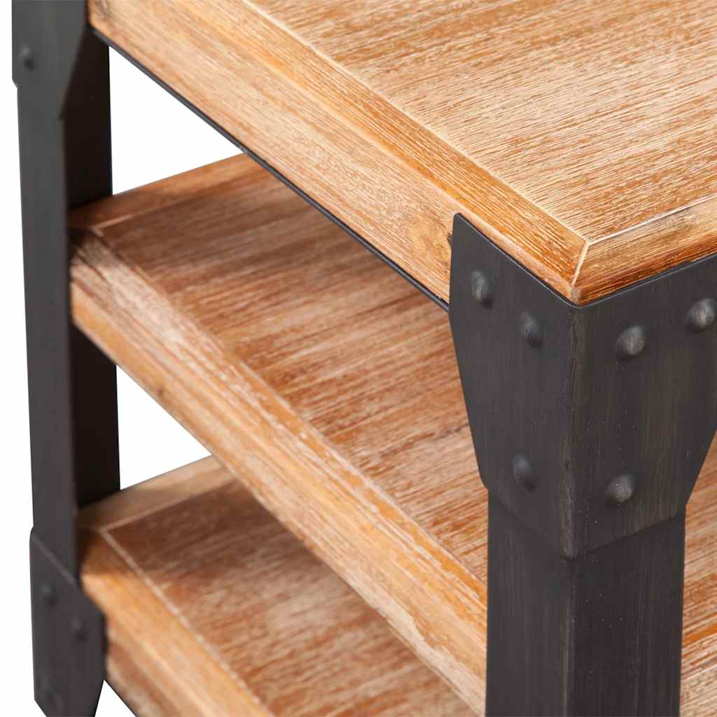 Vidaxl tv-meubel 140x40x45 cm massief acaciahout