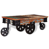 Vidaxl salontafel 90x45x35 cm gerecycled hout