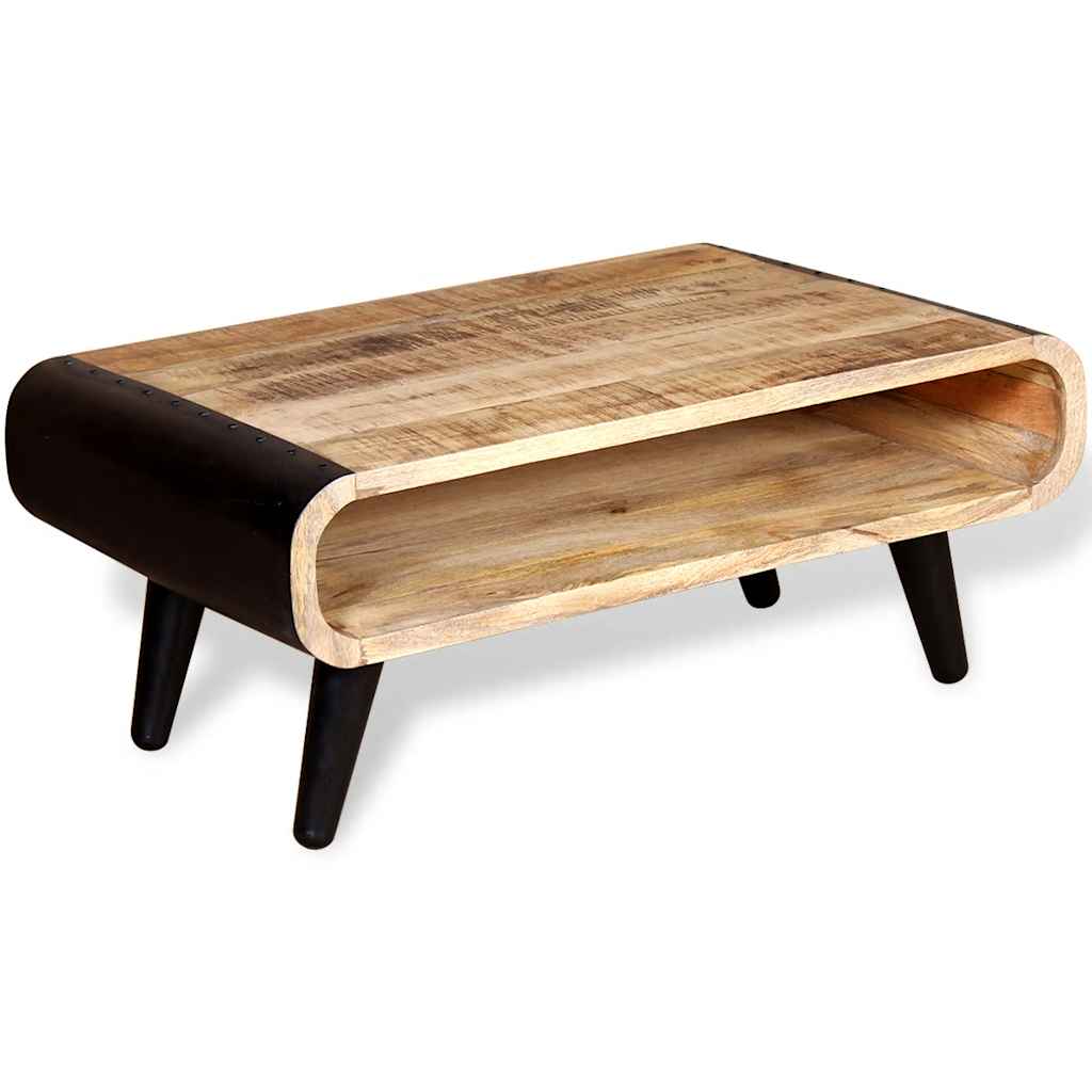 Vidaxl salontafel 90x55x39 cm ruw mangohout