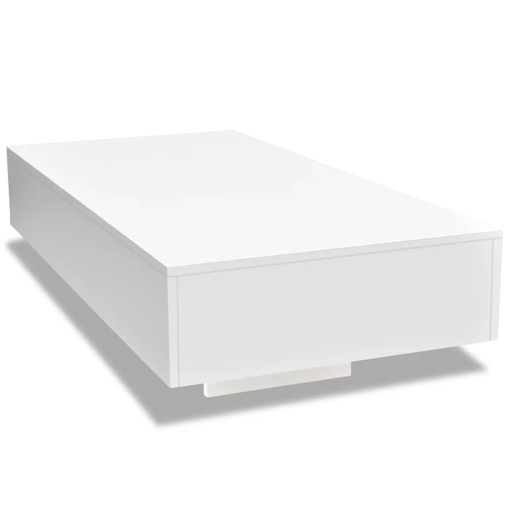 Vidaxl salontafel hoogglans wit