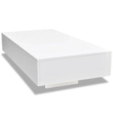 Vidaxl salontafel hoogglans wit