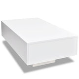Vidaxl salontafel hoogglans wit