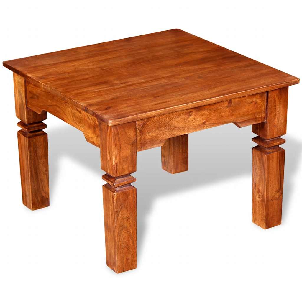 Vidaxl salontafel 60x60x45 cm massief hout