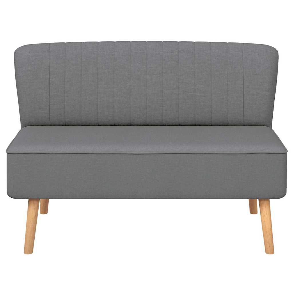 Vidaxl bank 117x55,5x77 cm stof lichtgrijs