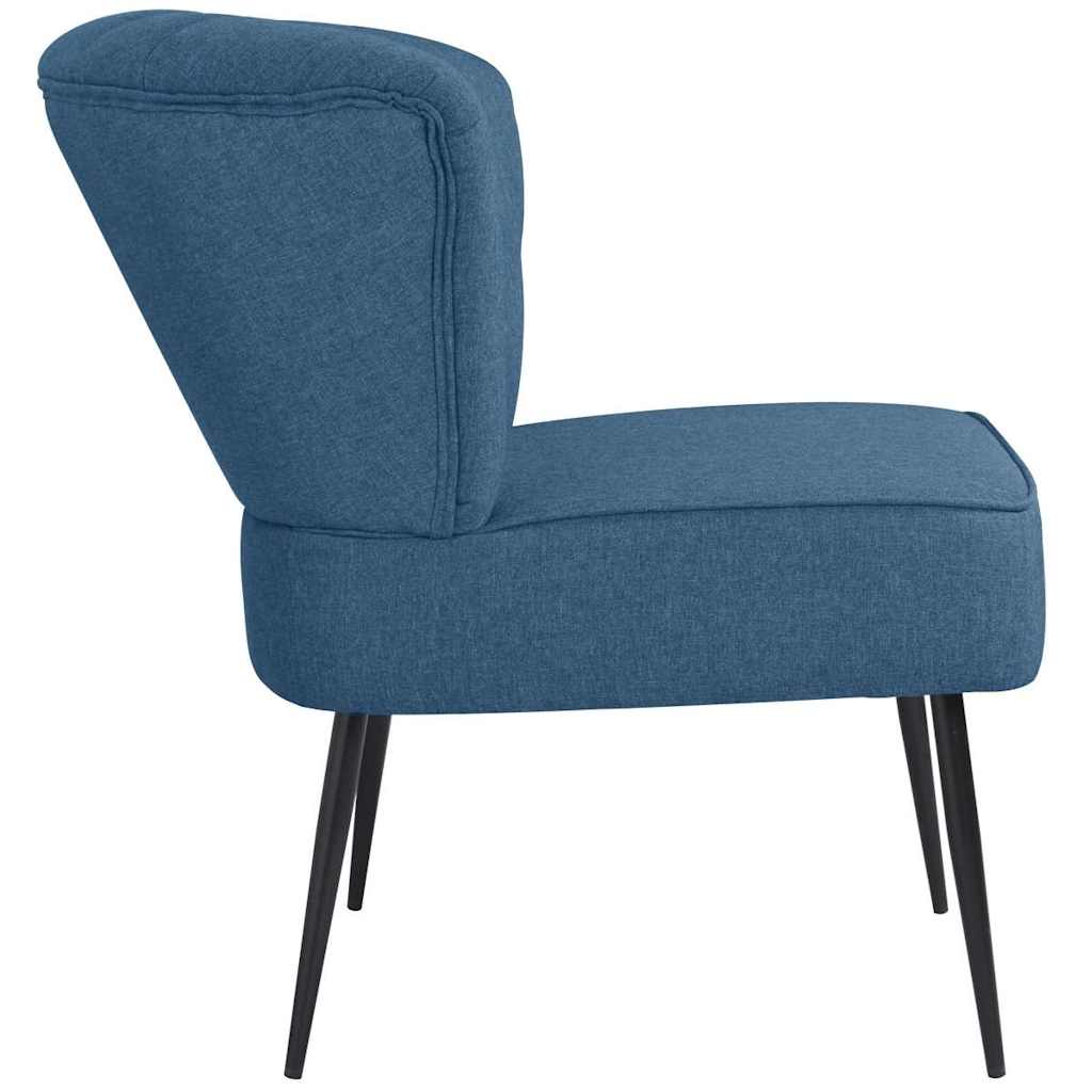 Vidaxl cocktailstoel stof blauw