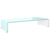 Vidaxl tv-meubel monitorverhoger 70x30x13 cm glas groen