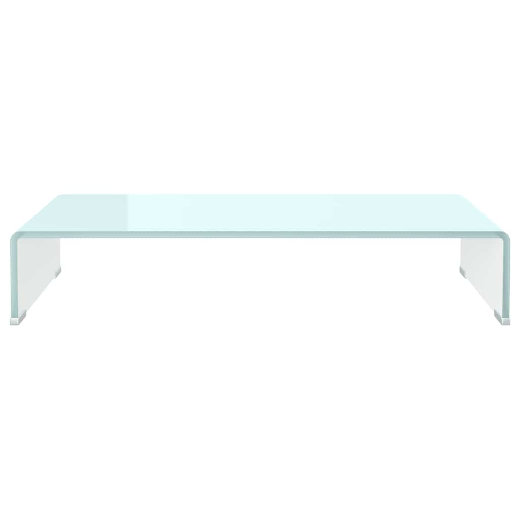 Vidaxl tv-meubel monitorverhoger 70x30x13 cm glas groen