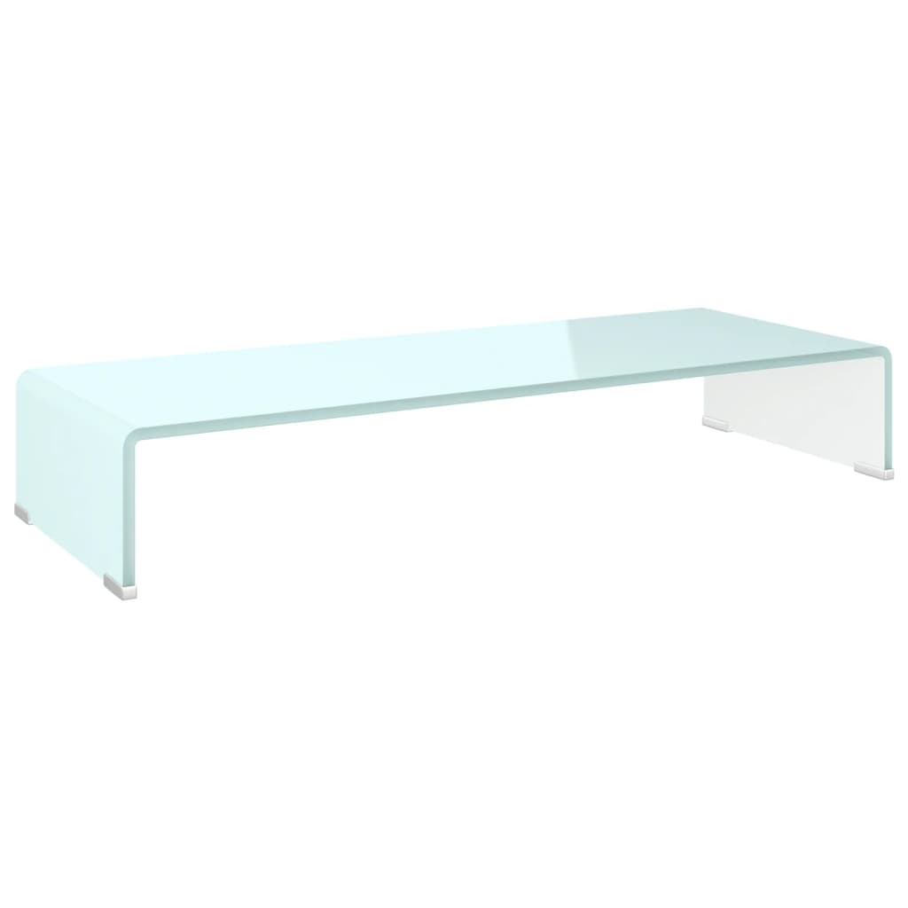 Vidaxl tv-meubel monitorverhoger 80x30x13 cm glas groen